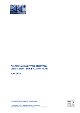 Playing Pitch Strategy and Action Plan