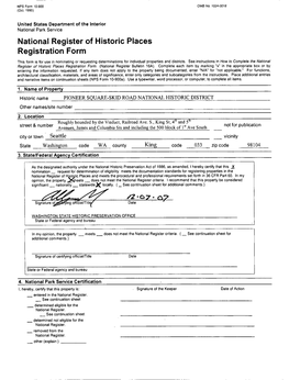 National Register of Historic Places Registration Form