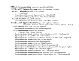 Cyprinodontidae