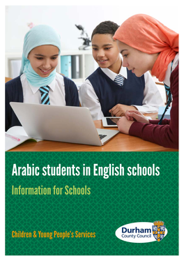 Arabic Students in English Schools Information for Schools