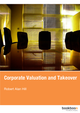 Corporate Valuation and Takeover