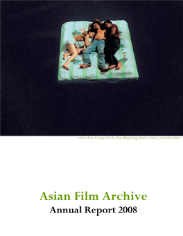 Annual Report of Asian Film Archive 2008