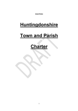 Huntingdonshire Town and Parish Charter