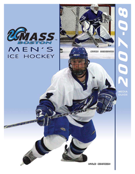 2007-08 Umass Boston Men's Ice Hockey Media Guide.Pmd