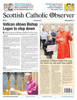 Vatican Allows Bishop Logan to Step Down