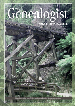 The Genealogist | March 2018 1 2 FHC | the Genealogist | March 2018 The