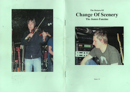 Change of Scenery the J ~ Tmes ·Fanzine