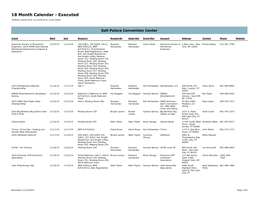 18 Month Calendar - Executed