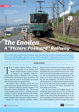 The Enoden Travels Along Shichirigahama with Mt