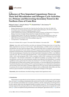 Influence of Two Important Leguminous Trees on Their Soil