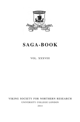 Saga-Book XXXVIII.Pdf