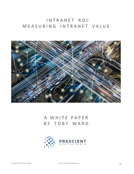 Download a Copy the Intranet ROI White Paper