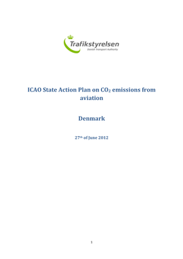ICAO State Action Plan on CO2 Emissions from Aviation Denmark