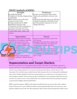 SWOT Analysis Of