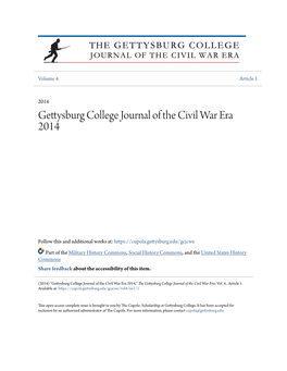 Gettysburg College Journal of the Civil War Era 2014