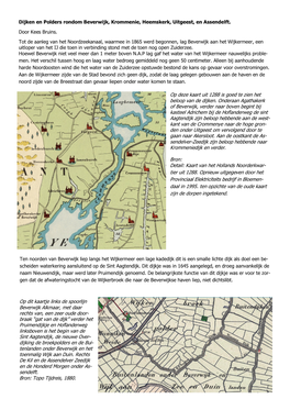 Dijken En Polders Rondom Beverwijk, Krommenie, Heemskerk, Uitgeest, En Assendelft