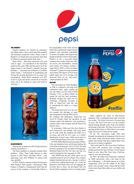 Pepsi Is a Closely Sustainable Global Food System and Help Make Guarded Industry Secret