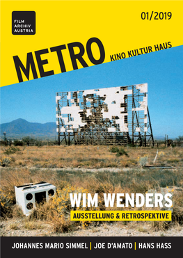 Wim Wenders Ausstellung & Retrospektive