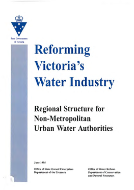 Reforming , Victoria's Water Industry
