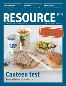 Canteen Test Forum at Bottom of the Class | P.12 2 >> Labour of Love >> SANDER + NATURE CLOSE up Sander Grefte, Researcher in Human and Animal Physiology