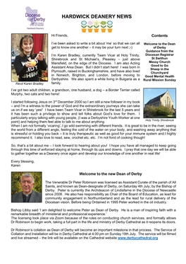 Hardwick Deanery News