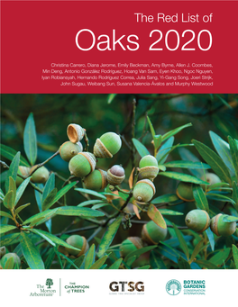 The Red List of Oaks 2020