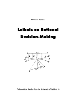 Leibniz on Rational Decision-Making