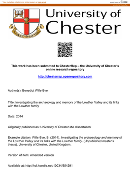 Chesterrep.Openrepository.Com