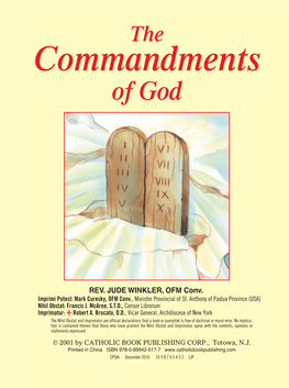 Commandments of God