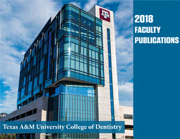 2018 Faculty Publications