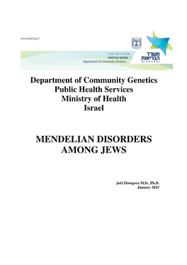 Mendelian Disorders Among Jews