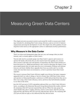 Measuring Green Data Centers
