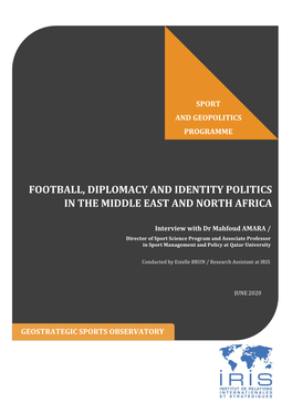 Football, Diplomacy and Identity Politics in the Middle East and North Africa