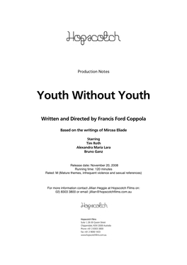 Youth Without Youth