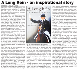 A Long Rein - an Inspirational Story Southerly 15 to 20 Knots in the Late Morning