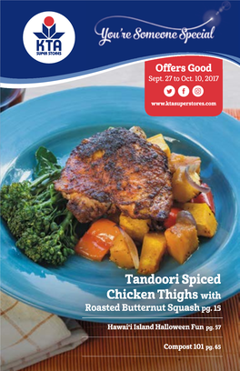 Tandoori Spiced Chicken Thighs with Roasted Butternut Squash Pg