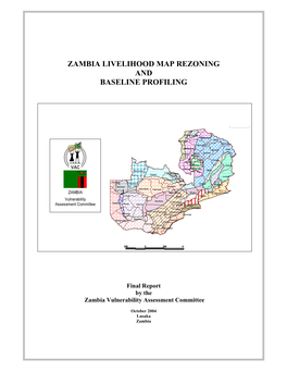Zambia Livelihood Map Rezoning and Baseline Profiling