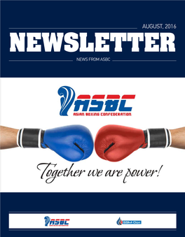 August, 2016 Newsletter NEWS from ASBC Content