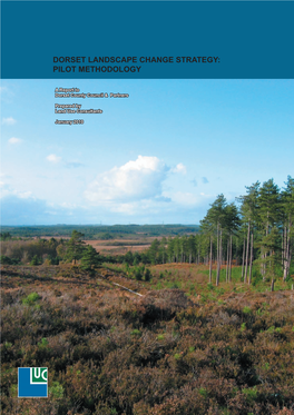 Dorset Landscape Change Strategy Report Jan 2010 Includes Pilot