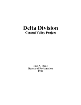 Delta Division Project History