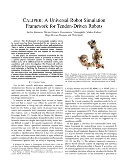 A Universal Robot Simulation Framework for Tendon-Driven Robots