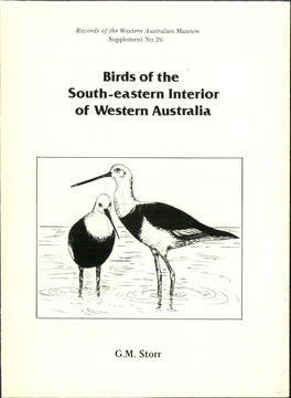 Birds of the South-Eastern Interior of Western Australia