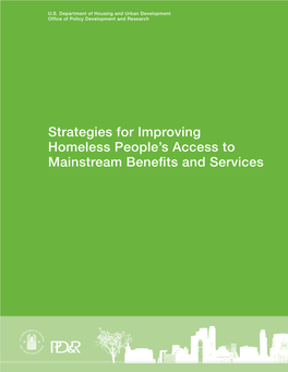 Strategies for Improving Homeless People's Access to Mainstream Benefits and Services