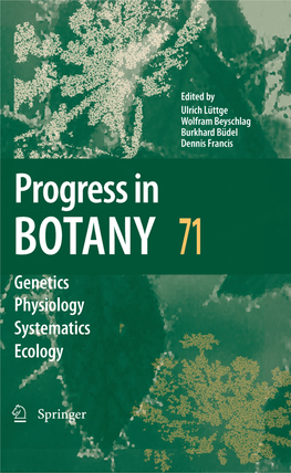Progress in Botany / Volume 71