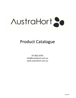 Product Catalogue