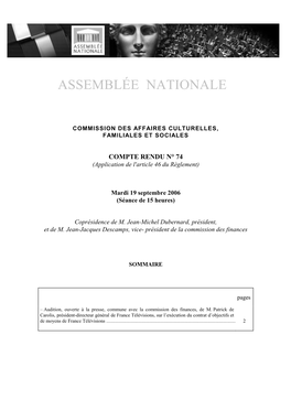 Assemblée Nationale