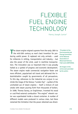 Flexible Fuel Engine Technology Henry Joseph Junior1