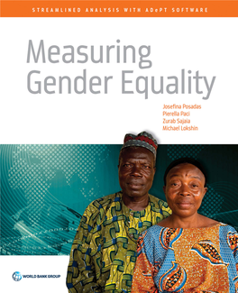 Measuring Gender Equality OTHER TITLES in the Adept SERIES