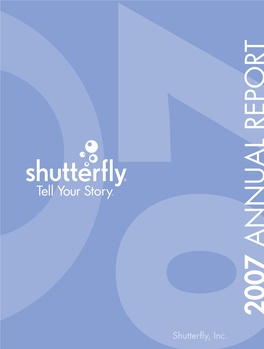 2007 ANNUAL REPORT LETTER to STOCKHOLDERS 1 Compensation, and Aone-Time, Non-Cash Charitablecontribution of $923,000 In2006