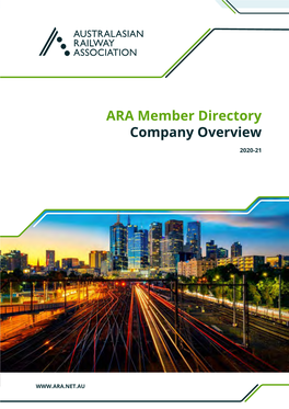 ARA Member Directory Company Overview